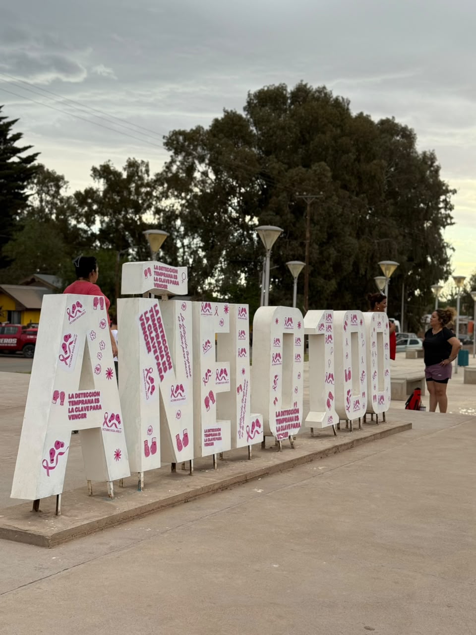cartel de añelo octubre rosa 2025